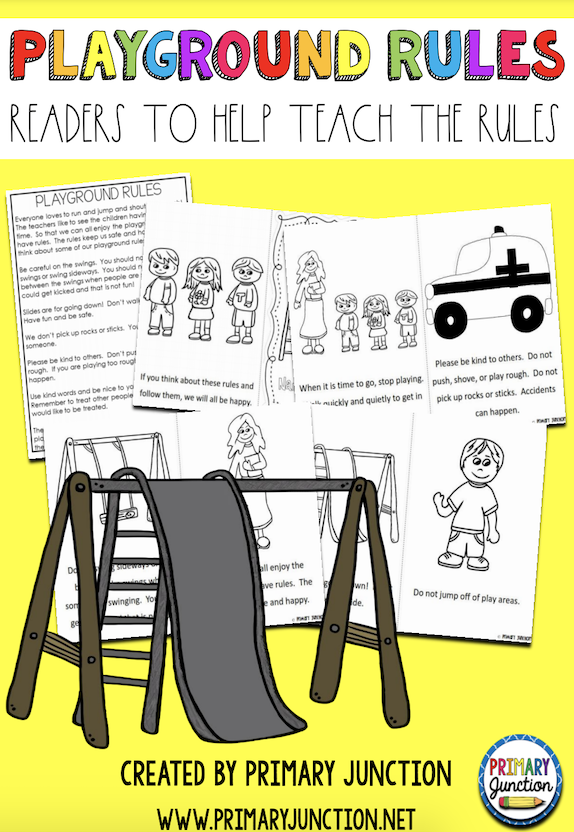 Playground Rules – FREE Fluency Sheet & Emerging Reader