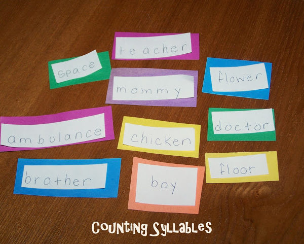 counting segmenting syllables literacy first grade second grade 1st kindergarten science of reading