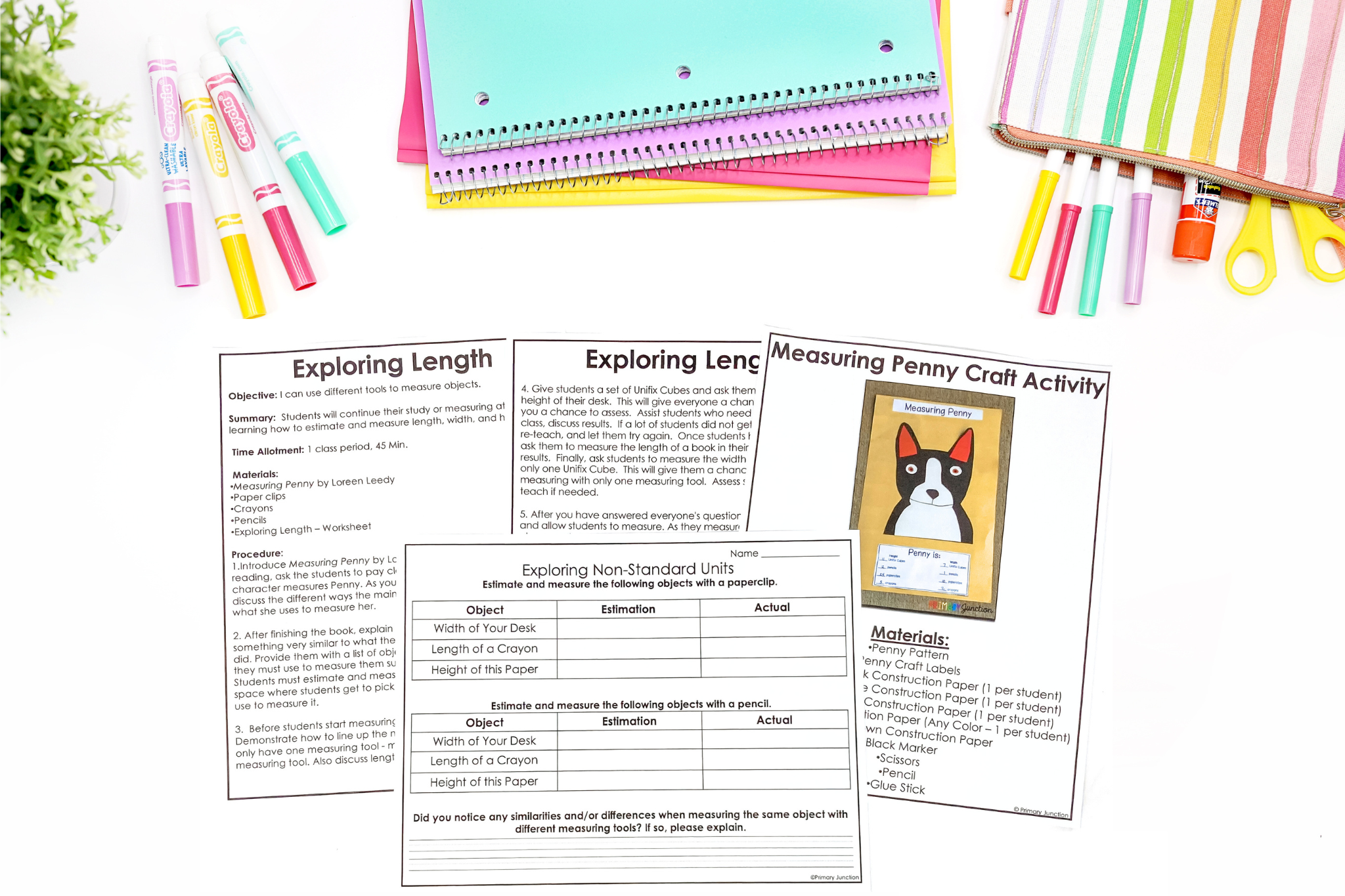 Second Grade Measurement 2nd Grade Length Differences Comparing Lesson Plan Math Centers Measuring Paths Adding Lengths Units Comparing Estimating Word Problems