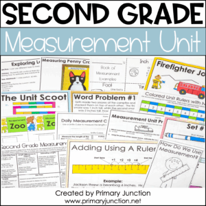 Second Grade Measurement Activities Unit Lesson Plans Math Centers Nonstandard Standard Homework Review Checks Assessment Crafts