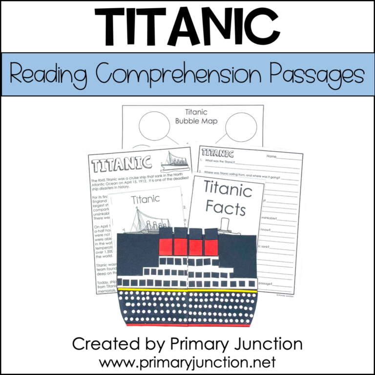 Free Titanic Nonfiction Reading Comprehension Passages