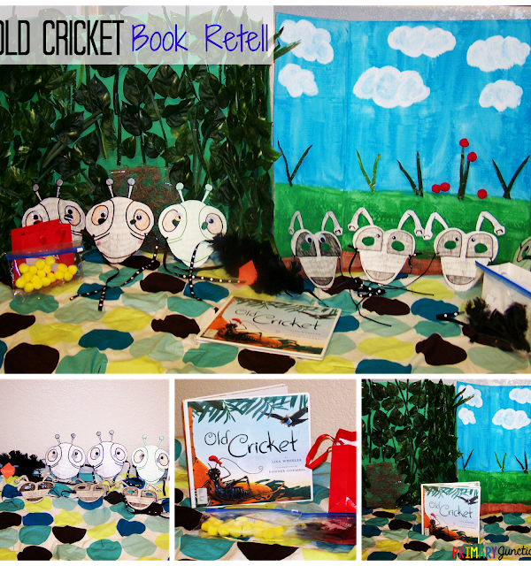 old cricket lisa wheeler book lesson retell