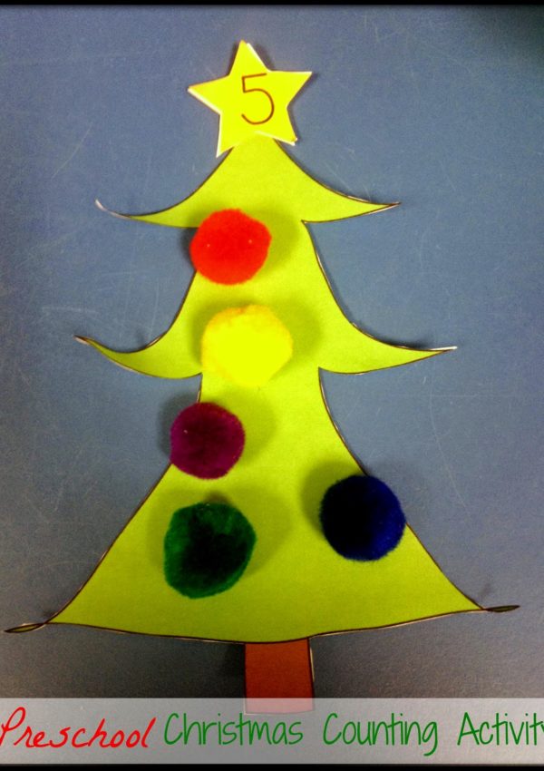Pre-K Christmas Counting Activity