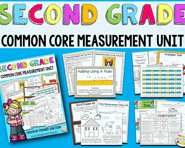 2nd Grade Common Core Measurement Unit UPDATE!