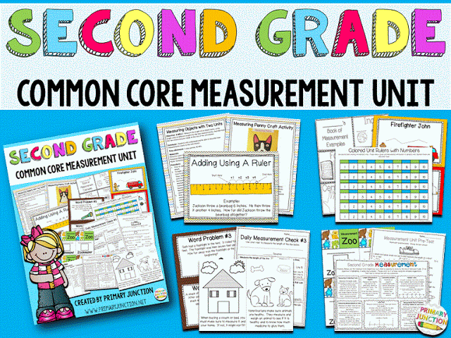 2nd Grade Common Core Measurement Unit UPDATE!