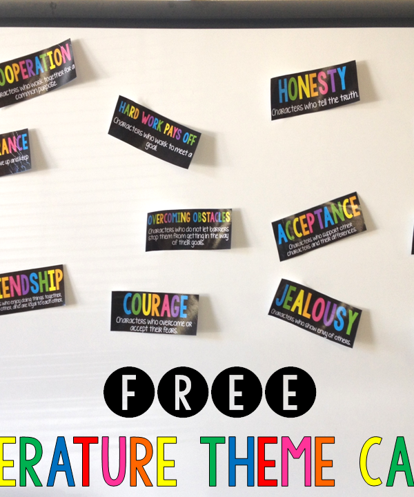 Free Literature Theme Cards