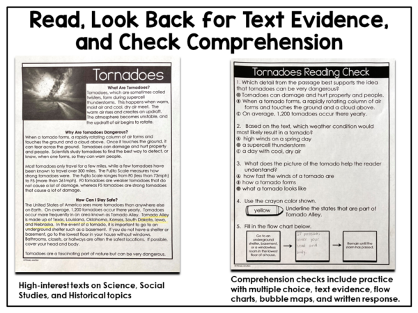 Spring and Summer Non-Fiction Reading Comprehension Passages