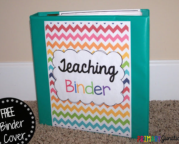 Free Teacher Binder Cover