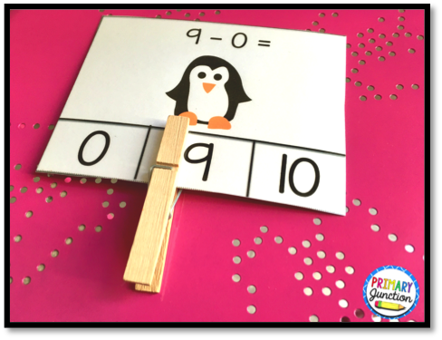 Math Fact Clip Cards: Addition and Subtraction to 10