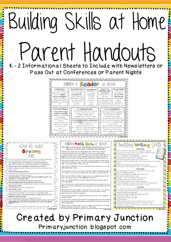 Writing at Home – Parent Handout