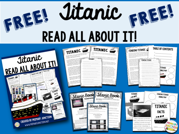 Titanic Read All About It Unit Free Reading Comprehension Passage Worksheets