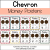 Chevron Money Posters Coin Identification Worksheets Identifying Coins Counting
