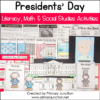 Presidents Day Unit George Washington Abraham Lincoln US Presidents February