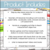 2nd Grade Measurement Unit Measurement Activities Measurement Worksheets Lesson Plans Math Stations Measurement Assessments