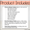 Chevron Money Posters Coin Identification Worksheets Identifying Coins Counting