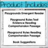 Playground Rules Reader Recess Expectations Playground Safety Recess Rules