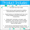 April Math Facts Clip Cards Addition and Subtraction Within 10 Math Center