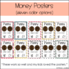 Chevron Money Posters Coin Identification Worksheets Identifying Coins Counting