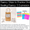 Fluency Strips Reading Fluency Practice with Expression Games Activities Oral