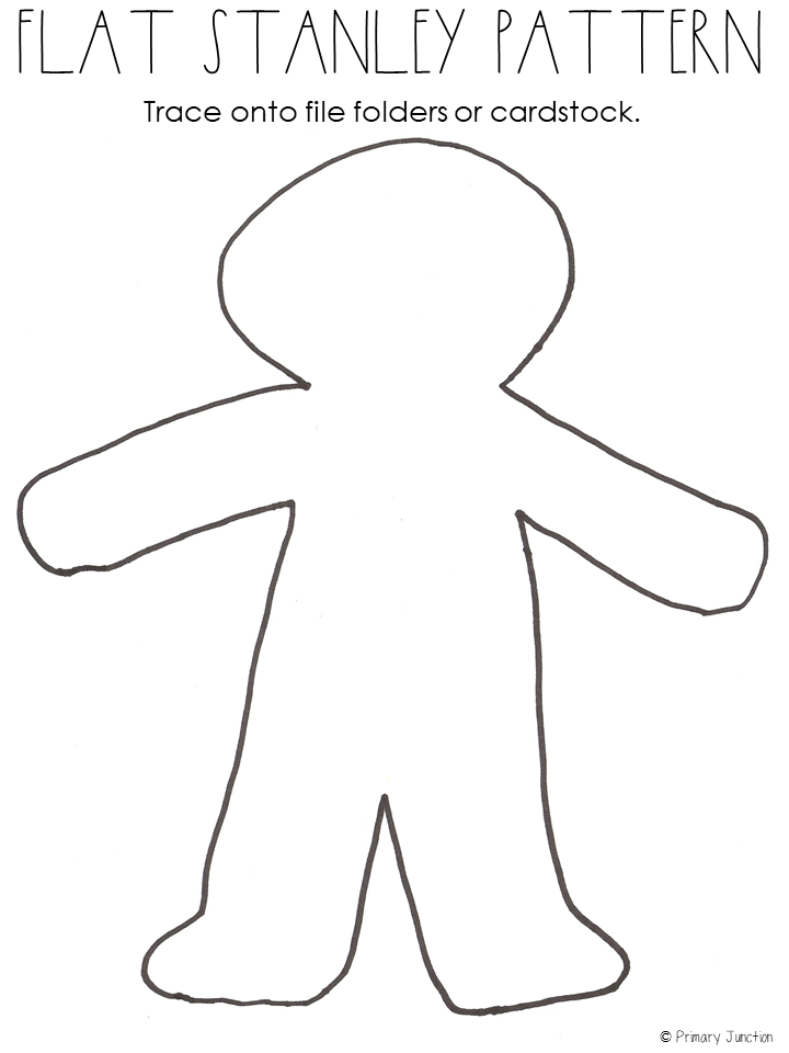 Flat Stanley Printable Pattern Flat Stanley Printable Pattern