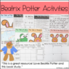 Beatrix Potter and Spring Activities Spring Worksheets Math Rabbit Craft Easter