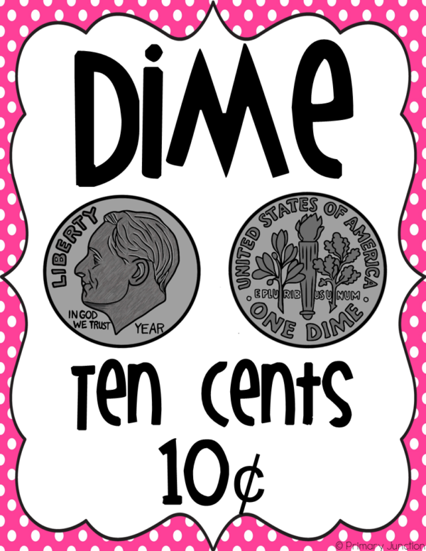 Money Posters for the Classroom Polka Dot Coin and Bill Posters