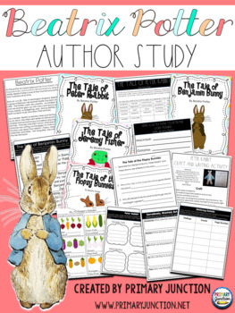 Beatrix Potter Author Study Peter Rabbit Easter Spring Literacy and Math Unit