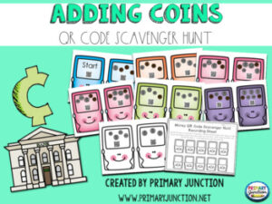 Adding Coins QR Code Scavenger Hunt