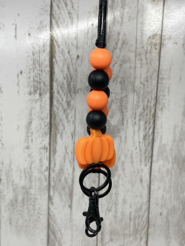 Pumpkin Halloween Teacher Lanyard October Fall