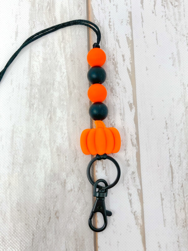 Pumpkin Halloween Teacher Lanyard October Fall