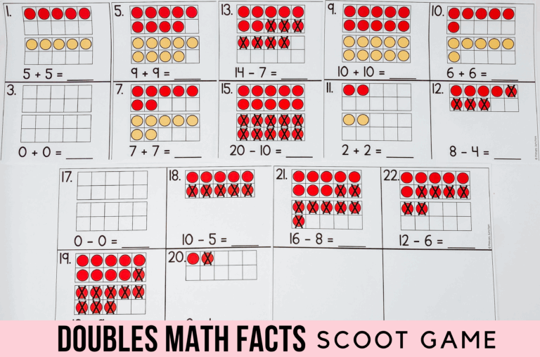 How I Teach Doubles Math Facts (Without the Groans)