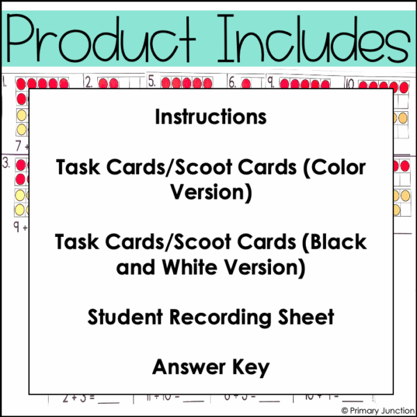 Doubles Plus 1 Doubles Plus One Math Facts Task Cards Scoot Games Write the Room - Image 3