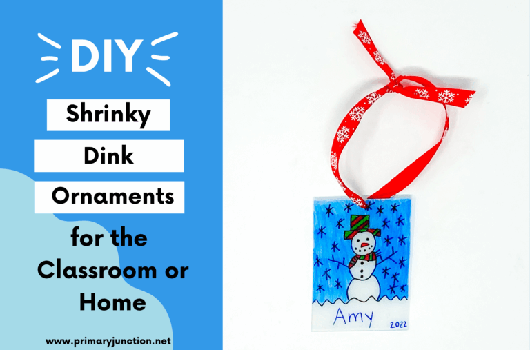 Do-It-Yourself Shrinky Dink Ornaments for the Classroom or Home Christmas Student Ornament Parent Gift Winter Holiday